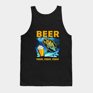 Beer Fishy Fishy Fishy Tank Top